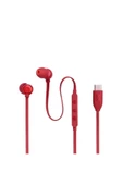JBL Tune 310C USB-C Kablolu Kulakiçi Kulaklık - Kırmızı - 4