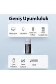 Baseus   Usb 3.1 To Type-c Dönüştürücü Adaptör Mini Otg Ingenuity Series Siyah Uyumlu - 3