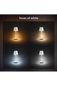 Philips Hue GO Belle Taşınabilir Masa Lambası Beyaz - 929003128401 - 4