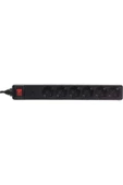 Hama Hm.137311 6.Lı Akım Korumalı Priz 2 Metre Siyah - 2