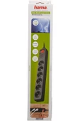 Hama Hm.137311 6.Lı Akım Korumalı Priz 2 Metre Siyah - 1