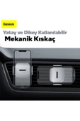 BASEUS ORJİNAL   Baseus Easy Control Clamp Air Vent Araç Içi Telefon Tutucu Suyk000101 - 7