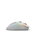 Glorious Model D Kablosuz RGB Ergonomik Gaming Mouse 19K DPI 69g Mat Beyaz thumbnail 3