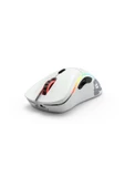Glorious Model D Kablosuz RGB Ergonomik Gaming Mouse 19K DPI 69g Mat Beyaz thumbnail 1