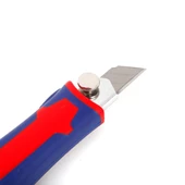 WORKPRO WP212011 18MM Ağır Hizmet Paslanmaz Çelik Kasa Yedek Kartuşlu Maket Bıçağı + 4 Adet Yedek Bıçak - 9