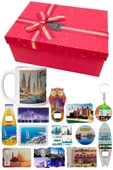 Dubai Hediye Kutusu 10 Parça Kupa Magnet Anahtarlık Kutu thumbnail 5