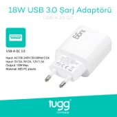 Tugg Germany Orjinal Hızlı Şarj Başlık USB Girişli 18W 104402 - 3