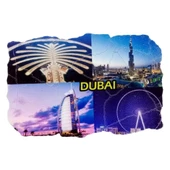Dubai Temalı Fresco Magnet thumbnail 1