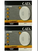 Cata CT-5180 4000K (Günışığı) Mıknatıslı Kabin Led Aydınlatma (2 Adet) - 1
