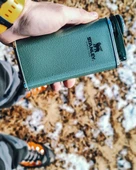 Stanley Klasik Paslanmaz Çelik Cep Matarası 0,23 Lt - Hammertone Green - 5