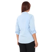 Cotton Klasik Büyük Beden Ofis Okul Gömlek - 3