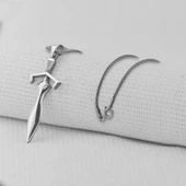 Kılıç 925 Ayar Erkek Gümüş Kolye thumbnail 2