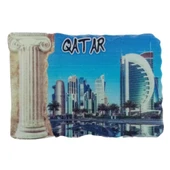 Katar Temalı Sütun Magnet - 1