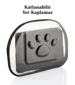 Şeffaf Uzay Kapsülü Nefes Alabilir & Katlanabilir Kedi-Köpek Taşıma Çantası - Siyah - 2