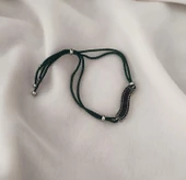 Asansör bileklik Zirkon Kararmaz Çelik Ayarlanabilir Ölçü Moda Bileklik thumbnail 4