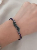 Asansör bileklik Zirkon Kararmaz Çelik Ayarlanabilir Ölçü Moda Bileklik 16961 thumbnail 1