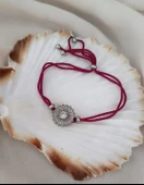 Asansör bileklik Zirkon Kararmaz Çelik Ayarlanabilir Ölçü Moda Bileklik - 2