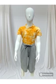 Mcr  Erkek Çocuk Takım (Polo Yaka Batik Tişört - Kordonlu Cepli Şort) - 1