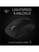 Logitech G PRO X Superlight 910-005881 Siyah Lightspeed Hero Şarjlı Optik Kablosuz Oyuncu Mouse - 1