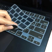 MacBook Arapça Klavye Koruyucu Silikon İnce Hafif Yıkanabilir Air 13-15 Pro 14-16 Uyumlu thumbnail 3
