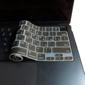Arapça Klavye Koruyucu US Macbook Air-Pro M1-M2-M3-M4 (TouchID'li) A2681 A3113 A2941 A3114 A2442 A2779 A2992 A2918 A2485 A2780 A2991 ile Uyumlu - 5