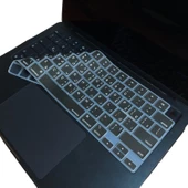 Arapça Klavye Koruyucu US Macbook Air-Pro M1-M2-M3-M4 (TouchID'li) A2681 A3113 A2941 A3114 A2442 A2779 A2992 A2918 A2485 A2780 A2991 ile Uyumlu - 1