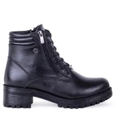 Pierre Cardin 54071 Kadın Hakiki Deri Fermuarlı Bağcıklı Bot - 1