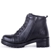 Pierre Cardin 54062 Kadın Hakiki Deri Fermuarlı Bağcıklı Bot - 4
