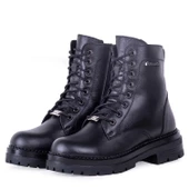 Pierre Cardin 54061 Kadın Hakiki Deri Fermuarlı Bağcıklı Bot - 2