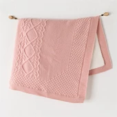 Andywawa AC23471 Bebek Triko Battaniye Knitted Blanket 95X85 - 4