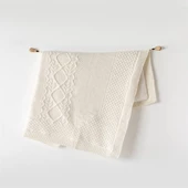 Andywawa AC23471 Bebek Triko Battaniye Knitted Blanket 95X85 - 1