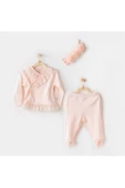Andywawa Chic Girl 3'lü Kız Bebek Zıbın Takımı thumbnail 3