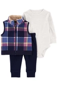 Erkek Bebek 3'lü Yelek Set thumbnail 9