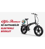 RKS Alfa Romeo R2 Kalın Tekerlekli Katlanabilir Elektrikli Bisiklet - 1