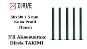 Zirve Tel Örgü 150 cm Panel Çit Direği (5 Adet) - 1