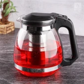 Tohana Süzgeçli Cam Demlik 1500 ML Siyah THN81502 - 2