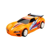 Topmaz Racing Sesli ve Işıklı Glo Racer Çek Bırak TURUNCU Araba 18 cm - 1
