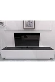 DECOMECH Dolce Tv Sehpası Kapaklı Tv-unitesi 180 Cm Antrasit-beyaz thumbnail 1