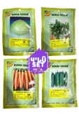 Bursa Tohumculuk    4'LÜ BURSA TOHUM SETİ ( BEYAZ LAHANA-İRİ MAYDANOZ-NANTES İRİ HAVUÇ-BURSAALPA HIYAR ) 10 GR PAKETLER - 1