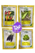 bursa tohum    4'LÜ TOHUM SETİ MEGA TARIM ( CİN BİBER- SAKIZ KABAK-UZUN PATLİCAN-TOP MARUL) 10 GR'LIK PAKET - 1