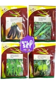 İstanbul tohumculuk    4'LÜ TOHUM SETİ ( PATLİCAN KEMER- BEİTH ALPHA HIYAR-DEMRE BİBER-DOLMALIK BİBER) 10 GR'LIK PAKET - 1