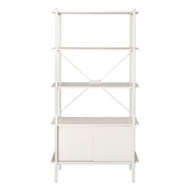 Retro 3 Raflı Metal Kitaplık-Vizon 80x163x40 cm - 3