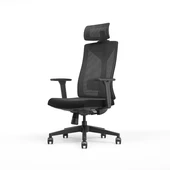Leader File Sırtlı Multi Mekanizma Ofis Koltuğu-Siyah 67x118-5-128,5x 70 cm (GxYxD) - 3