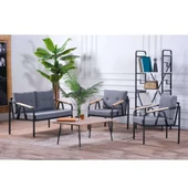 Pimango Piangel Bahçe Ve Balkon Mobilyası 2+1+1 Sehpalı - 1