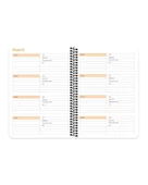 Keskin Color 2024/2025 Akademik Ajanda Mavi Çiçekler - 4