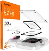 Spigen Apple Watch 40mm (Seri SE2/6/SE/5/4) Ekran Koruyucu Kolay Kurulum Pro Flex EZ Fit (2 Adet) - AFL01219-TEŞHİR - 3