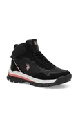 U.S. Polo Assn. SAGAN HI WMN 4PR 101811703 Kadın Bot Siyah Pembe 36-40 - 1