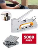 Germany Style 3 Fonksiyonlu Mekanik Büyük Profesyone Zımba Makinesi Tabancası 5000 Tel Hediyeli - 1