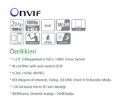 Neutron Kamera Ipc2322Ebr5 Dpz28-C 2Mp 2.8-12Mm Motorize Poe Ip Bullet Kamera - 2