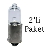 Ampul Halojen H6 12V 6W 2'li Paket - 1